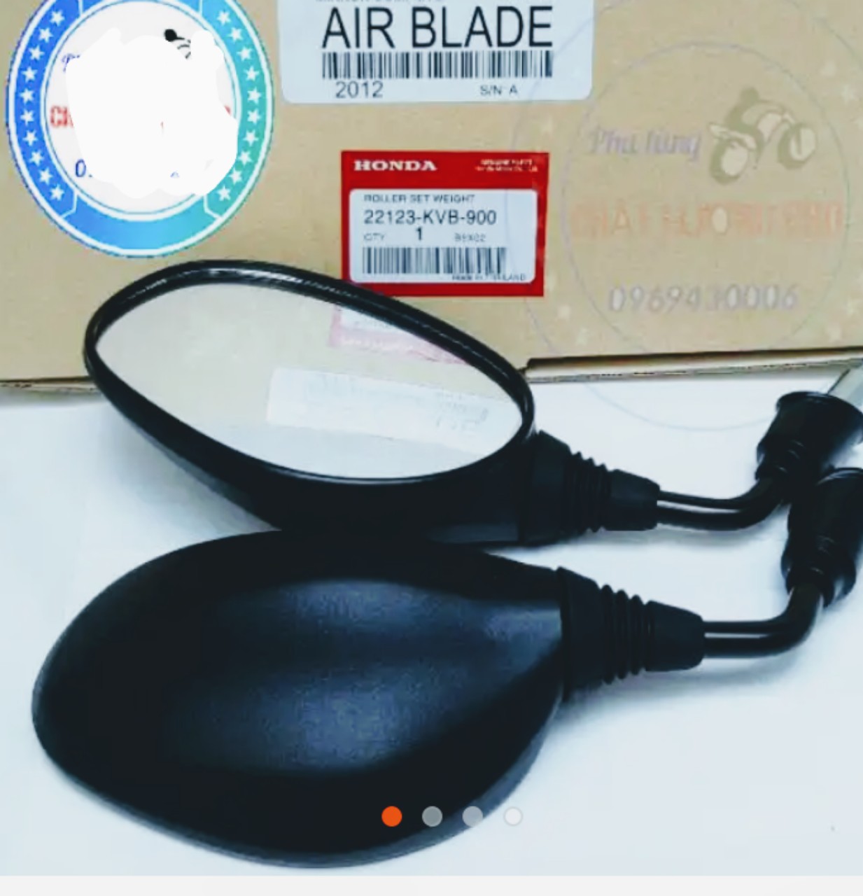 Kính chiếu hậu xe AIRBLADE zin Thailand