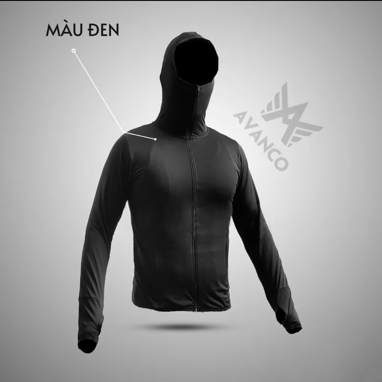 Áo chống nắng nam thông hơi vải thun lạnh áo khoác nam chống nắng chống tia UV thoáng mát màu nam tính