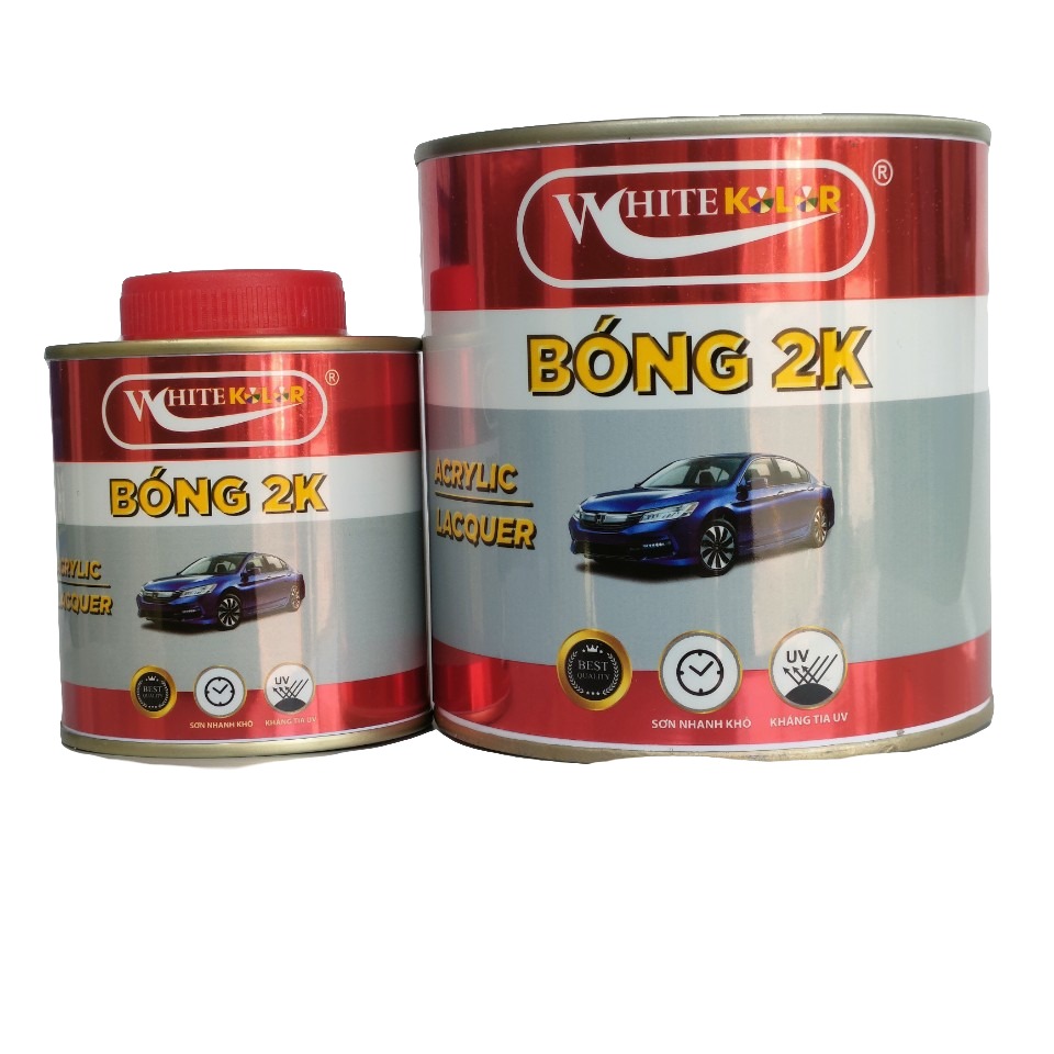 SƠN BÓNG 2K ACRYLIC XINGFA DÙNG CHO SẮT KẼM LON 1KG
