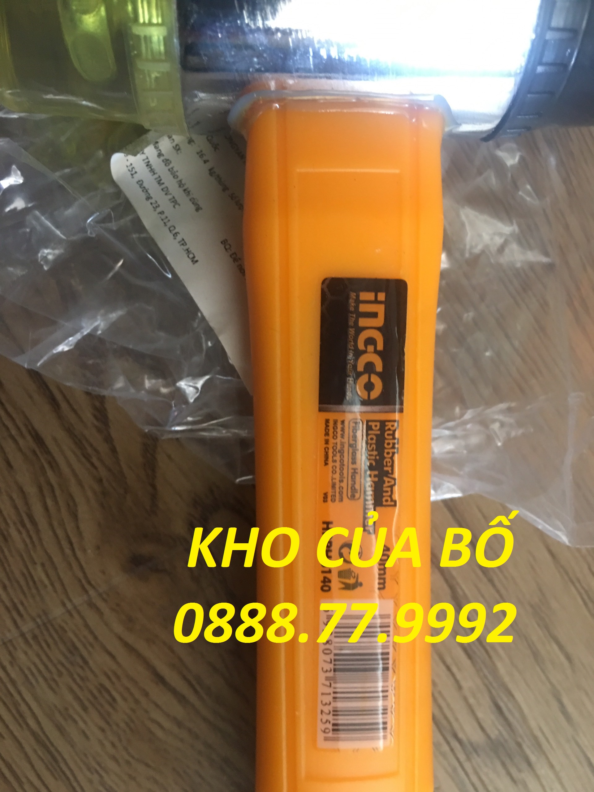 Búa đầu nhựa & cao su Ingco HRPH8140