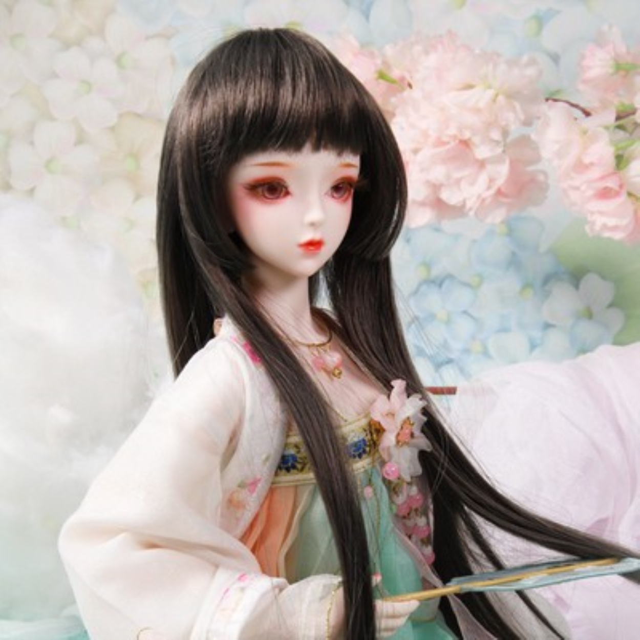 ☃ Tóc giả xoăn dài tỉ lệ 1:3 1:6 cho búp bê