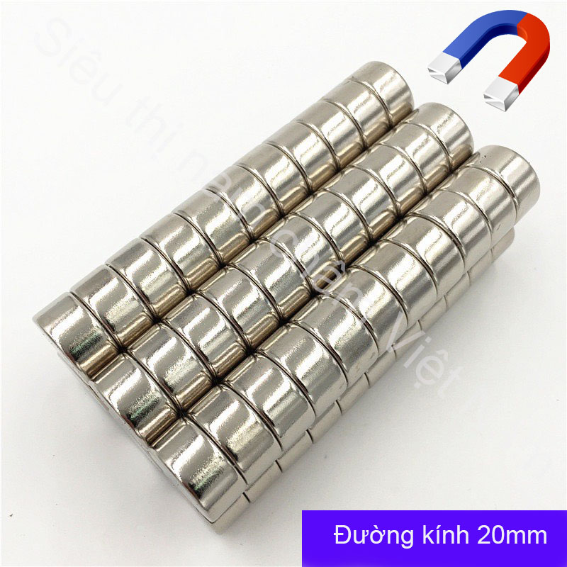 Nam châm lực hút mạnh kích thước 20x3mm