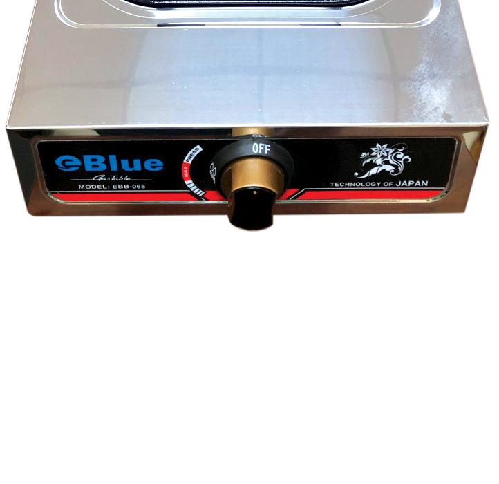 Bếp Gas Đơn Toàn Thân INOX eBlue (Điếu Gang)- EBB068