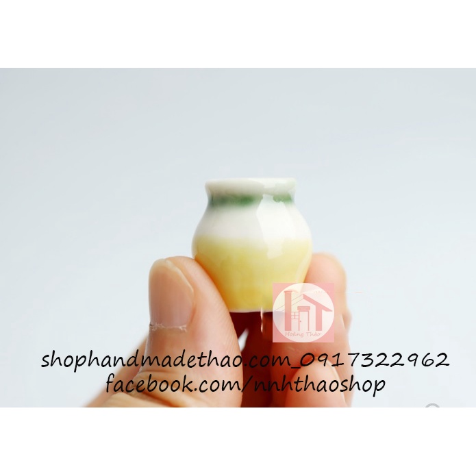 Miniature Trang Trí Mô Hình, Dollhouse_Bình Sứ