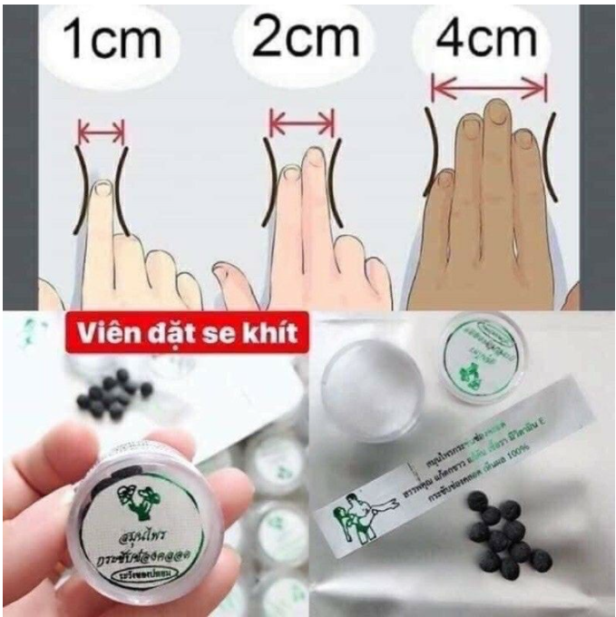 Combo 2 hộp Đặt se khít phụ khoa của Thái Lan (1 hộp 10 viên)