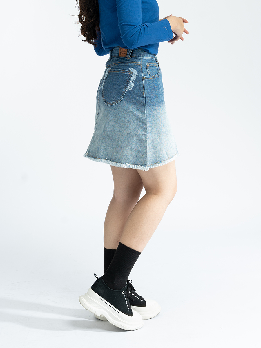 Chân Váy Jeans Nữ MESSI SJW-736