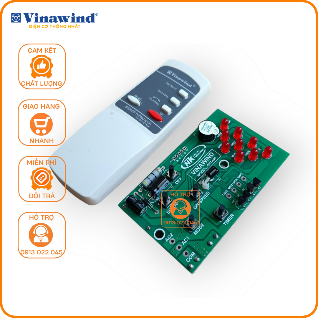 Mạch quạt Điện cơ thống nhất - Vinawind