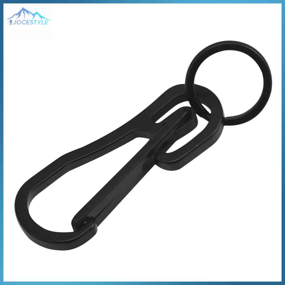 Professional Climbing Keychain Hanging Pendant Stainless Key Ring Carabiner for Outdoor Camping