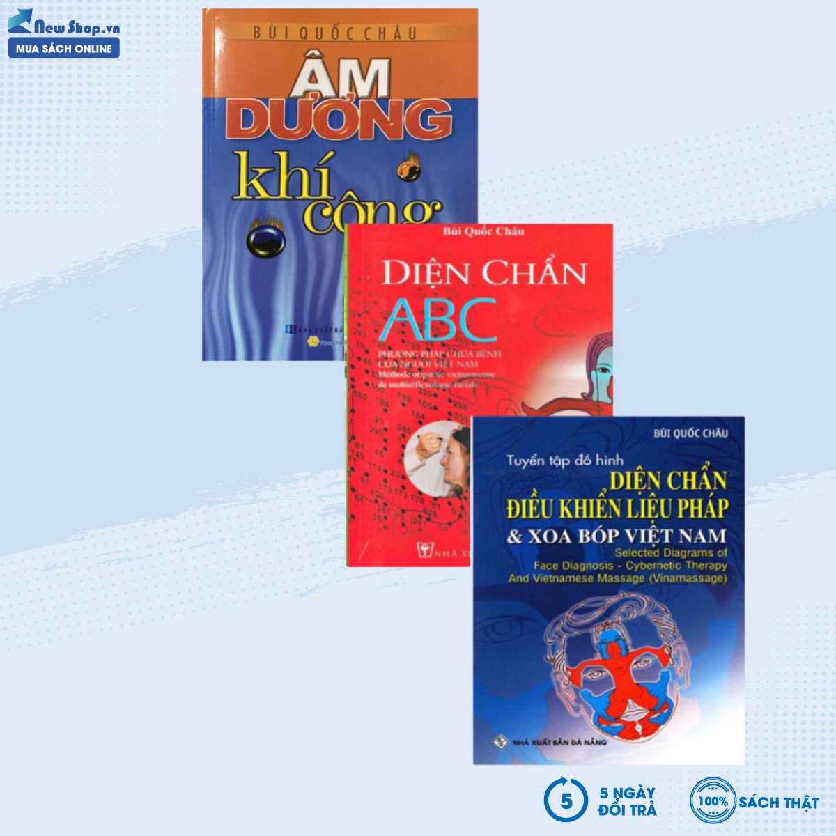 Sách - combo bộ sách diện chẩn tác giả bùi quốc châu - qb - newshop