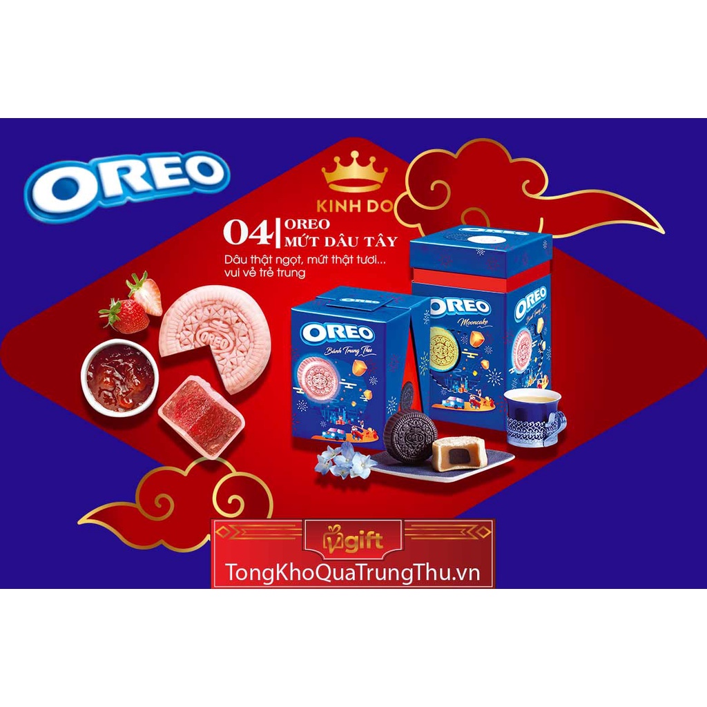 Bánh Trung Thu Kinh Đô OREO 4 Bánh (KD.OREO4)
