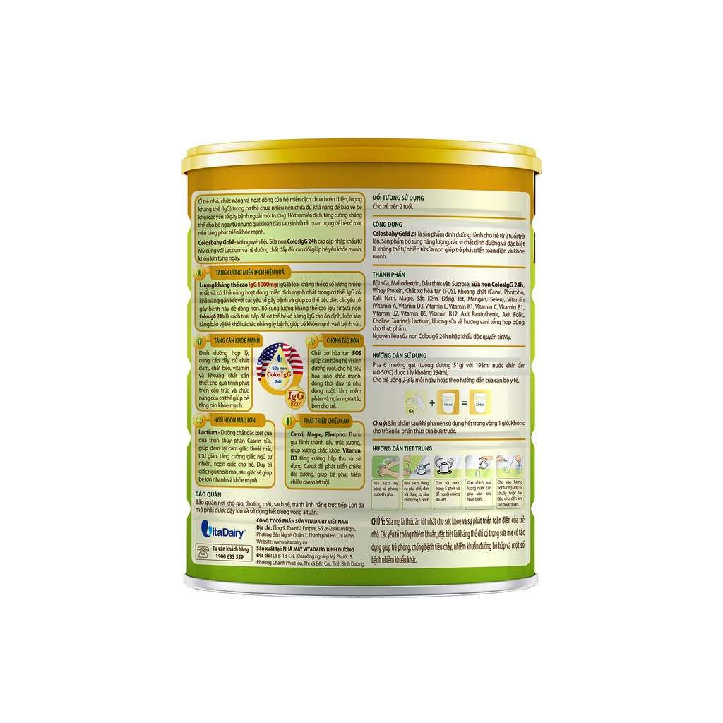 [Có Tích Điểm, Date Mới] Sữa Colosbaby Gold 0+, 1+, 2+ 800gr -  (BIBISTORE, Có Quà Tặng)