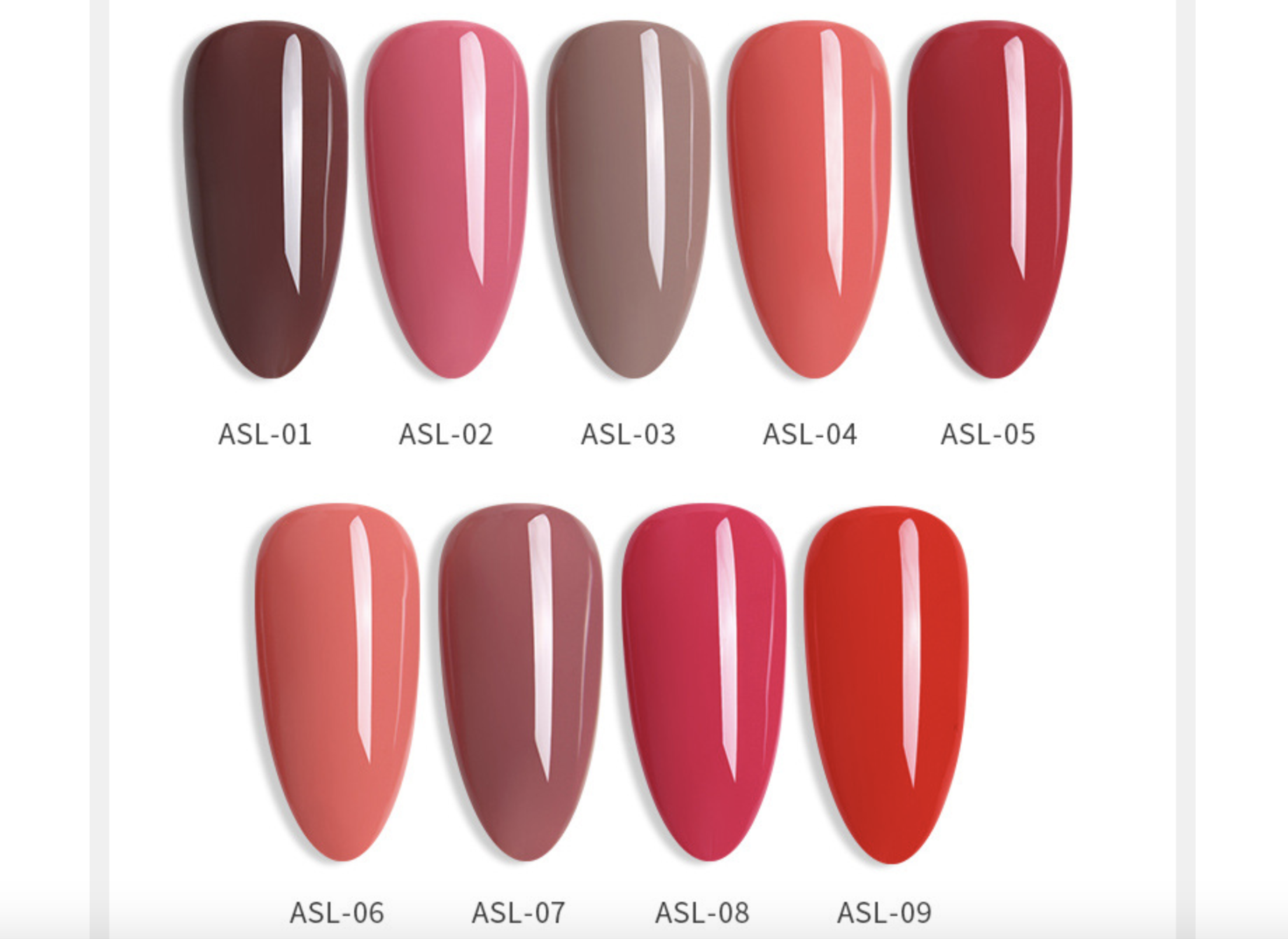 Sơn Gel AS Chai Đỏ Mã ASL 15ml