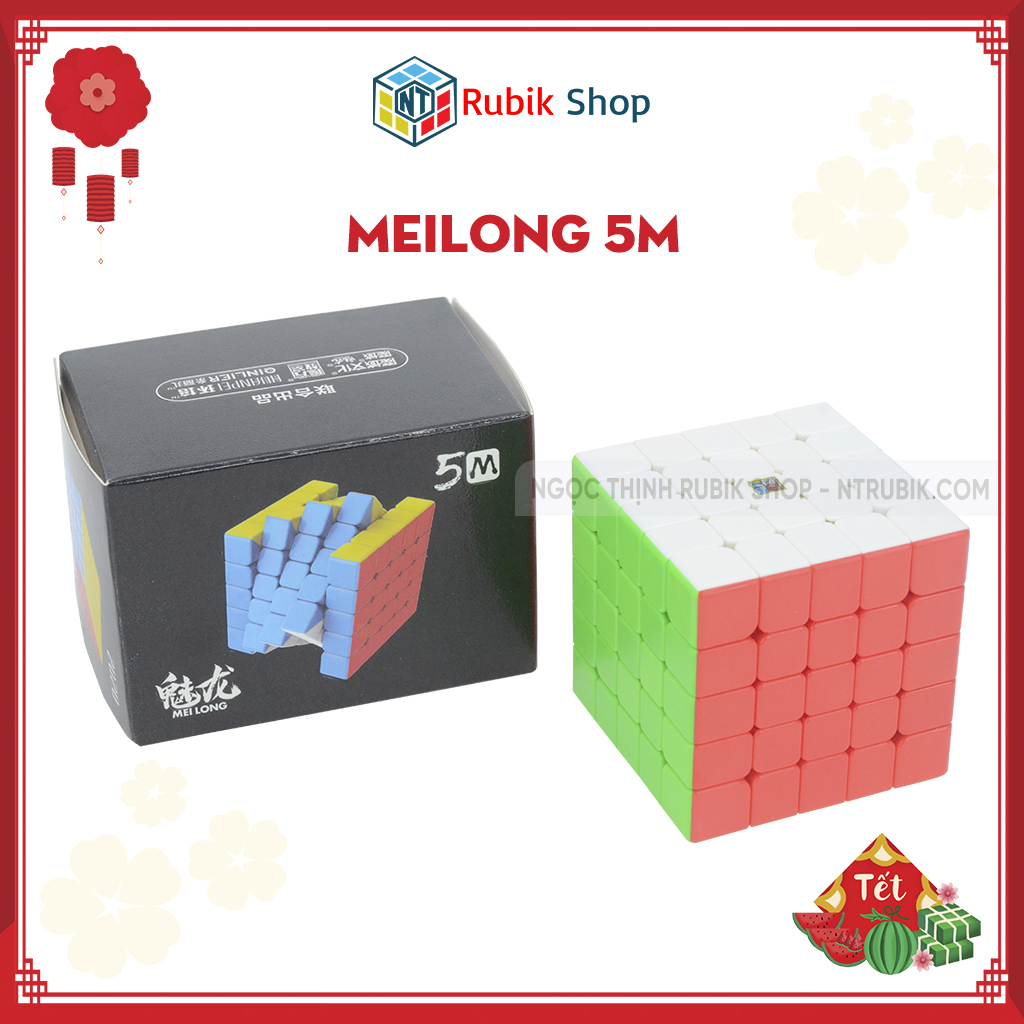 Rubik 5x5x5 Moyu Meilong 5M Stickerless (Hãng mod nam châm)