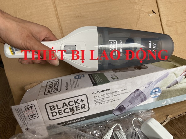 3.6v máy hút bụi black+decker dùng pin li-ion cầm tay nvb115j-b1