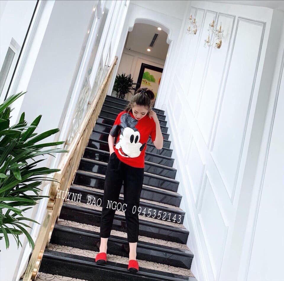 Sét đồ bộ lỡ in hình MICKEY cute TTS0269