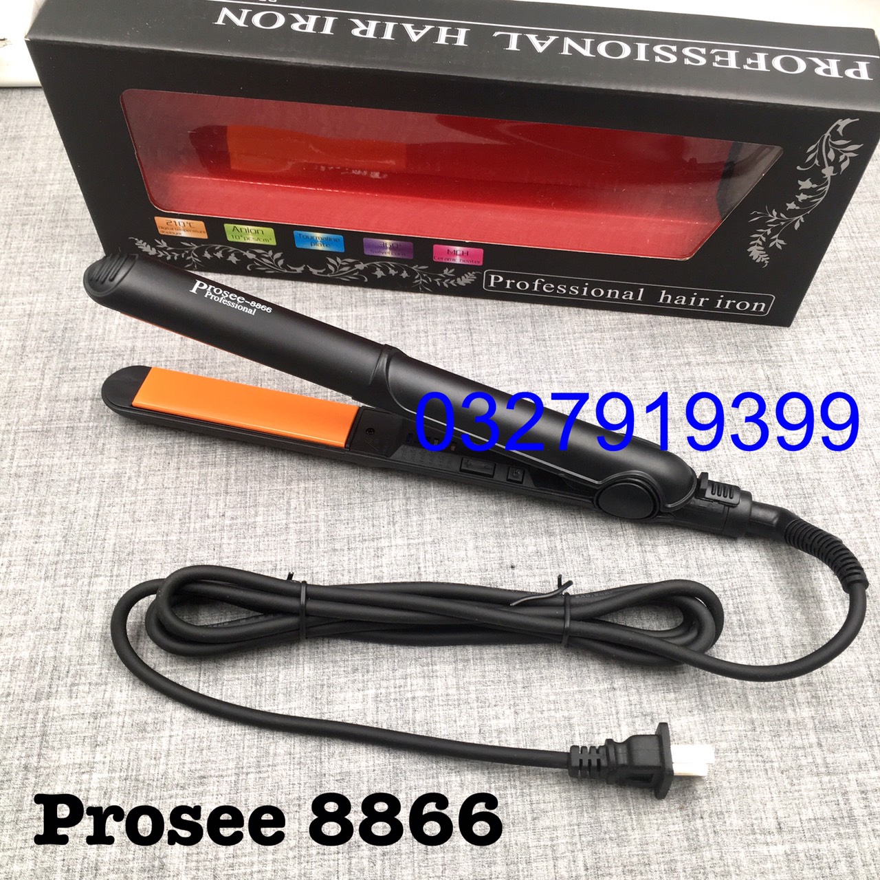 Máy duỗi tóc Hàn Quốc Prosee 8866 ( bản nhỏ 2,5cm )