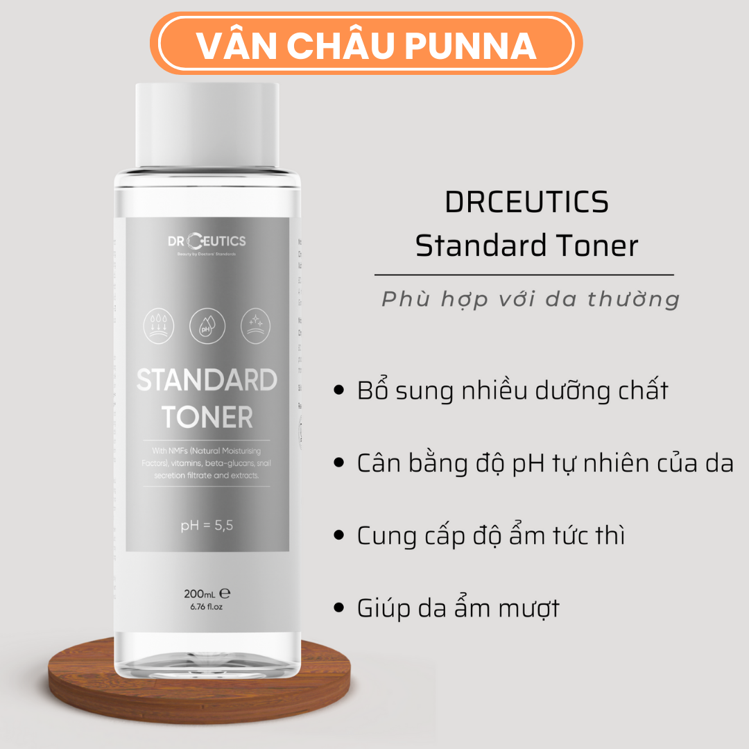 [Chính Hãng] DRCEUTICS Basic Toner Và Standard Toner Cấp Ẩm Cho Da (200ml)