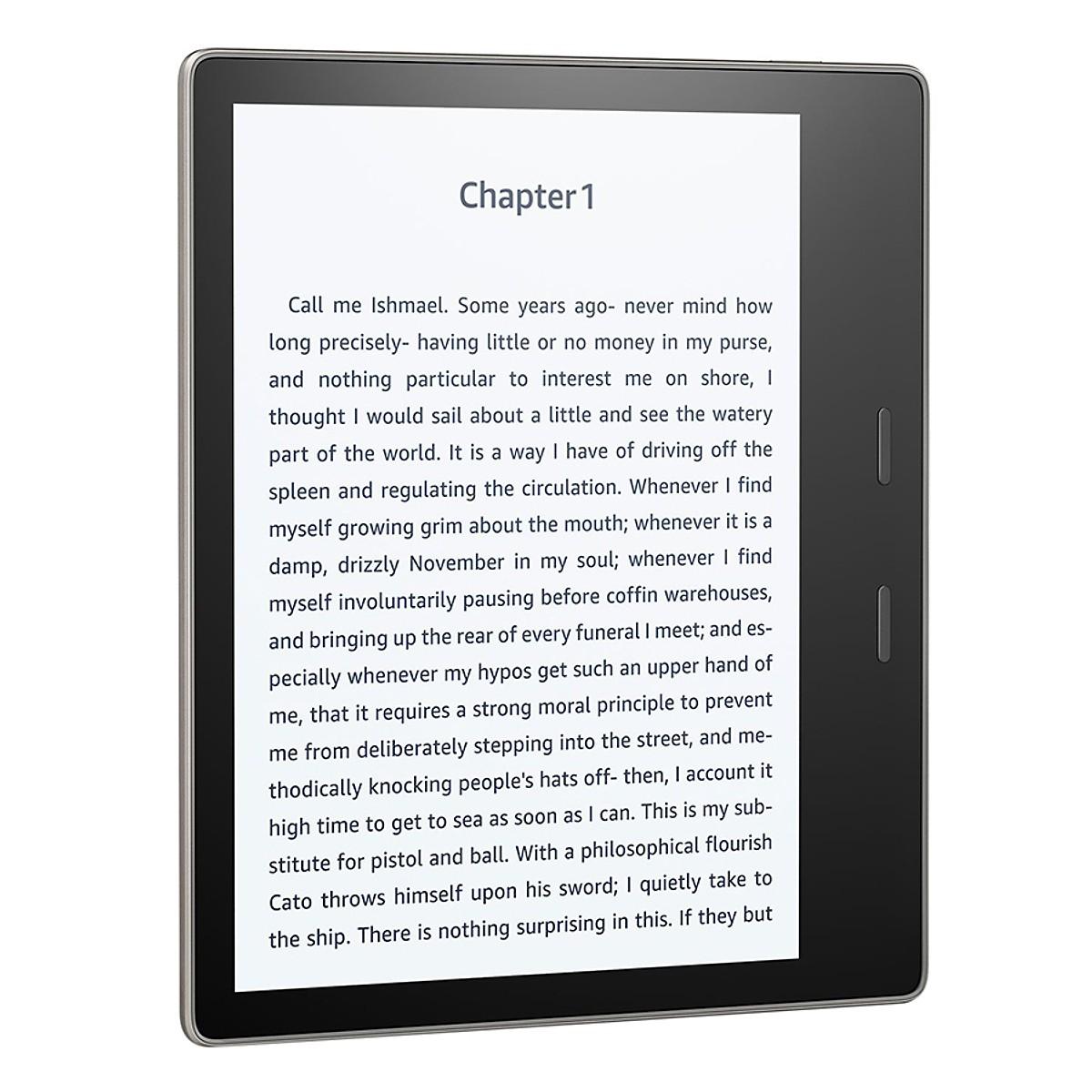 [HCM][TRẢ GÓP 0%] Máy Đọc Sách Kindle Oasis 32G - Hàng Nhập Khẩu - Silver