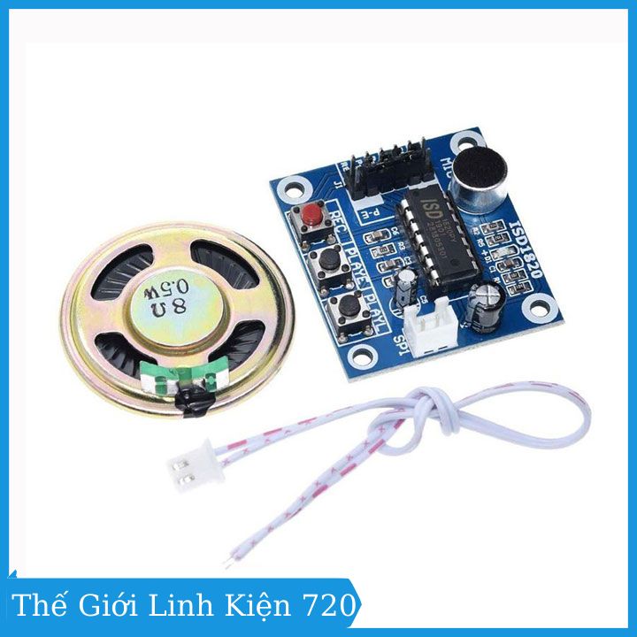 Module ghi âm ISD1820 V2 3-5V thu phát âm thanh