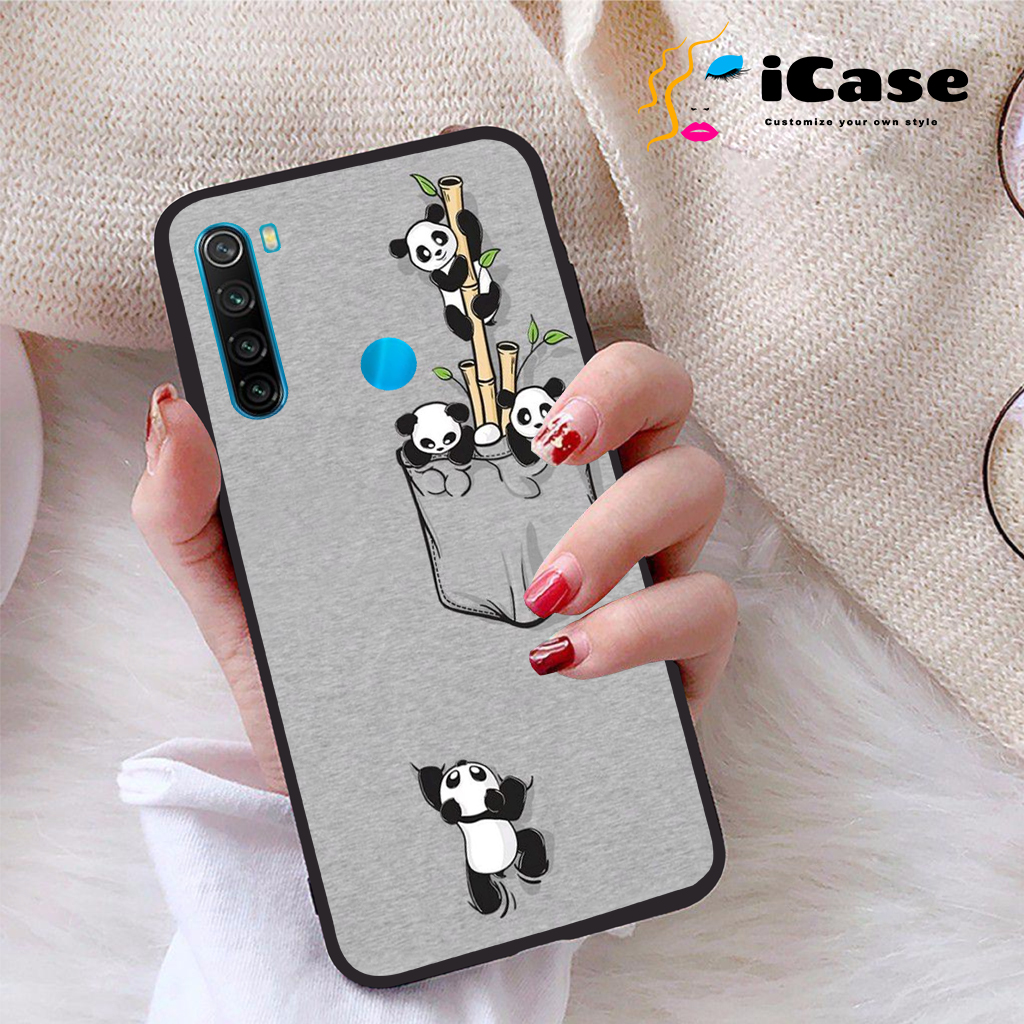 Ốp lưng xiaomi redmi note 8 viền dẻo tpu bst panda