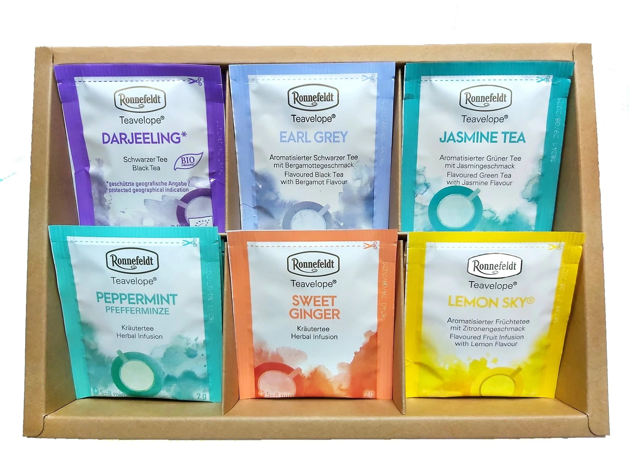[HCM][HÀNG CHÍNH HÃNG] Trà túi lọc Trà Ronnefeldt tea - Teavelope Darjeeling 1 hộp / 25 Sachets