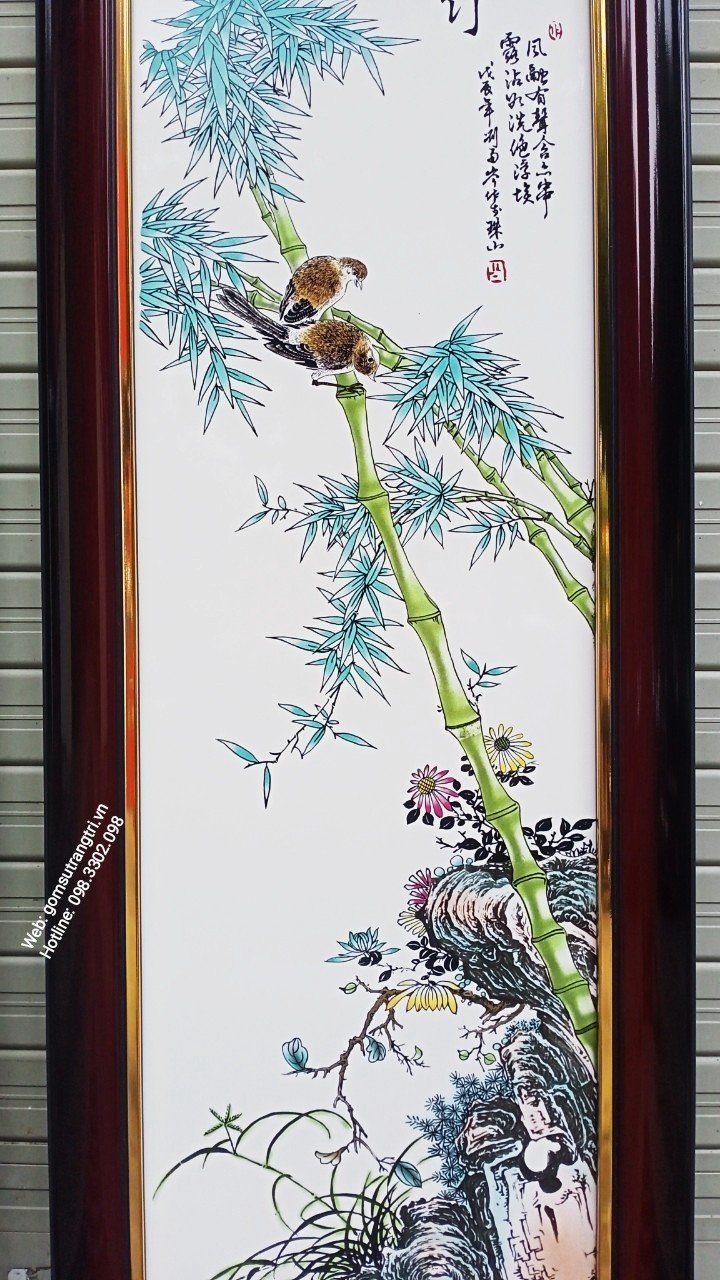 TRANH SỨ MAI – LAN – CÚC – TRÚC