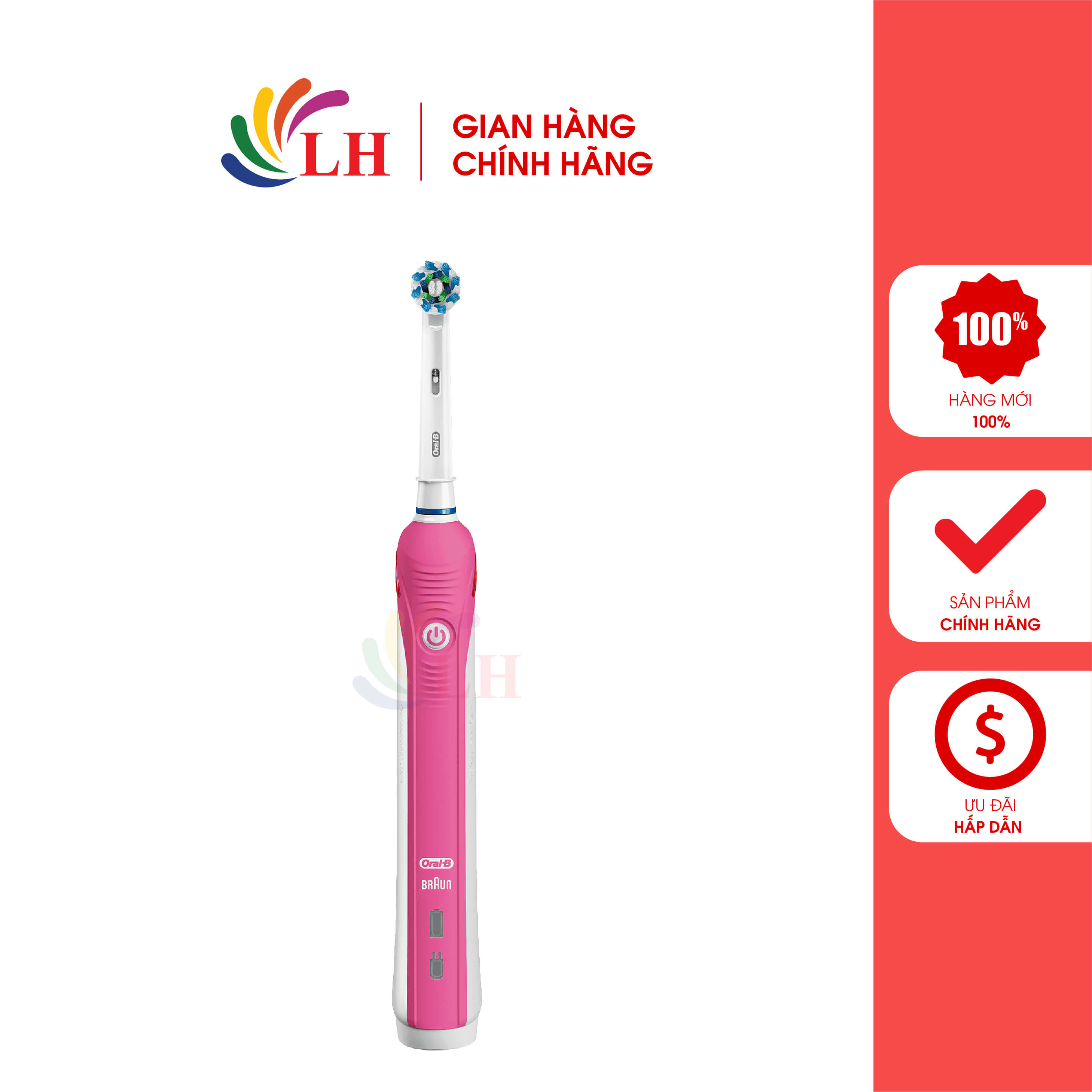 Bàn chải điện Oral-B Pro 2950N CrossAction