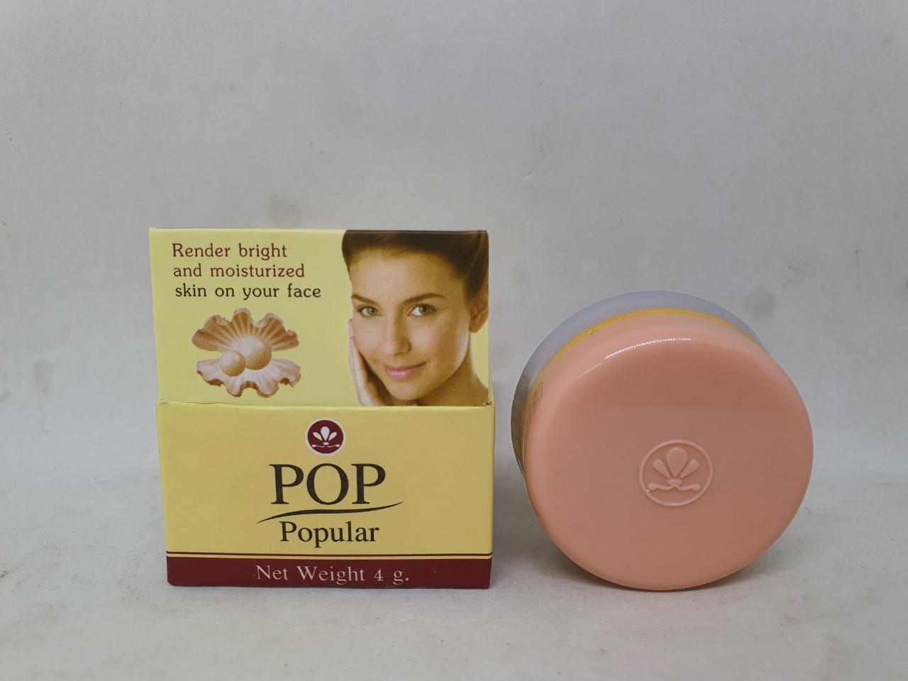 12 hủ kem mụȵ ņám tàn nhanǥ trắŉg da pop popular pearl cream thái lan 4g