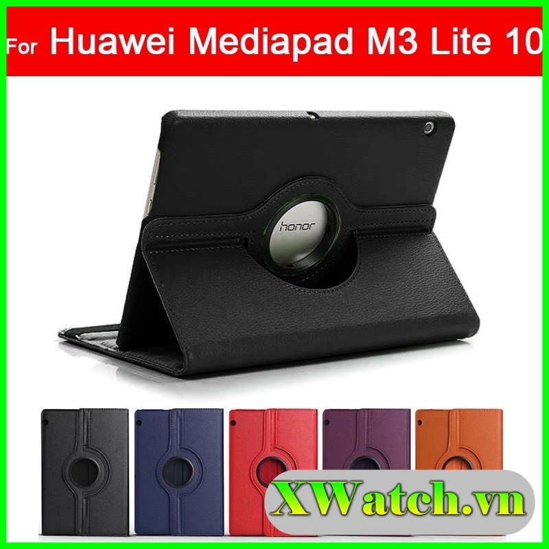 Bao da xoay 360 độ huawei mediapad m3 lite 10 / m3 lite 10.1 inch bah -w09 bah - al00