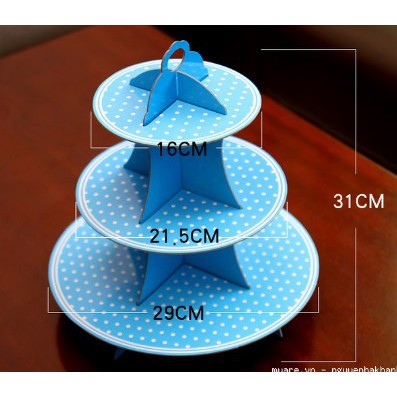 Kệ Để Bánh Cupcake 3 Tầng Trang Trí Sinh Nhật