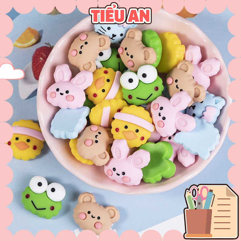 Charm (C328) slime/ Dụng Cụ Charm Trang Trí [Ko Keo & Nút] Hình Thú Dễ Thương