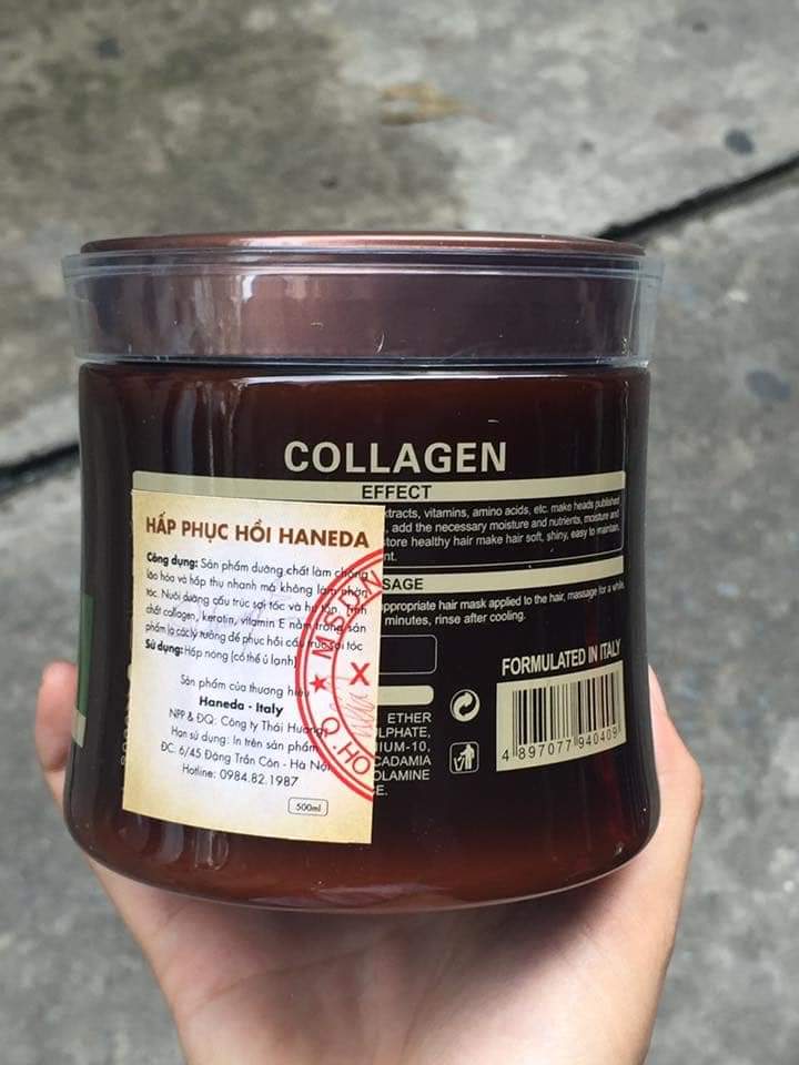 [HCM]HẤP DẦU PHỤC HỒI TÓC HANEDA COLLAGEN SIÊU BÓNG TÓC 500M