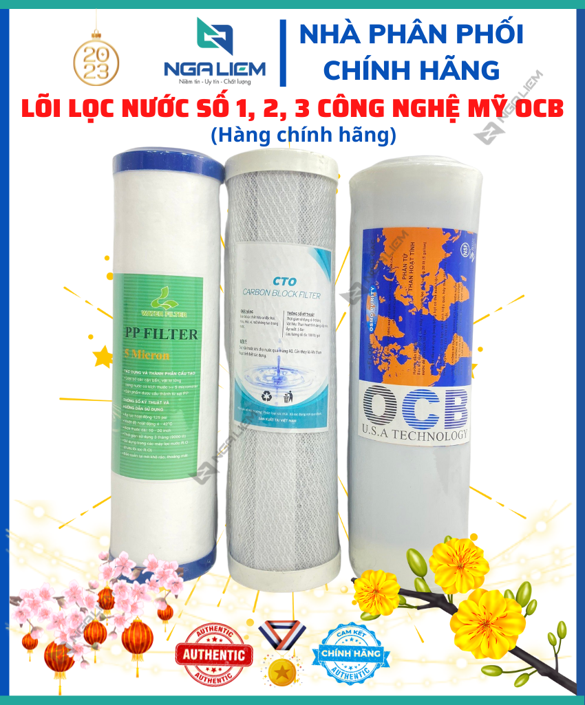 Core filter water Number 1, 2, 3 American technology ocb-8715