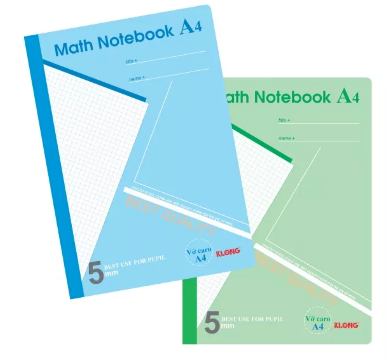 Sổ Caro A4 Math Notebook 200 trang Klong MS 298-SOKLONG