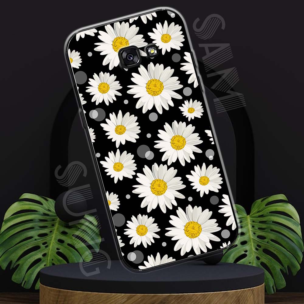 Ốp lưng Samsung A7 (2017) mẫu BST Hoa lá cành TPU