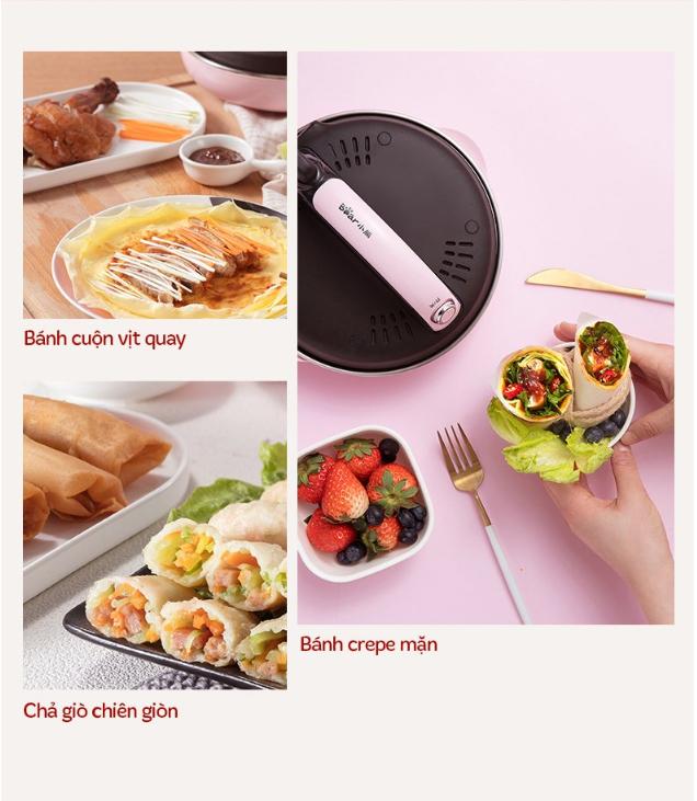 Home and Garden Máy làm bánh Crepe làm kem gia dụng