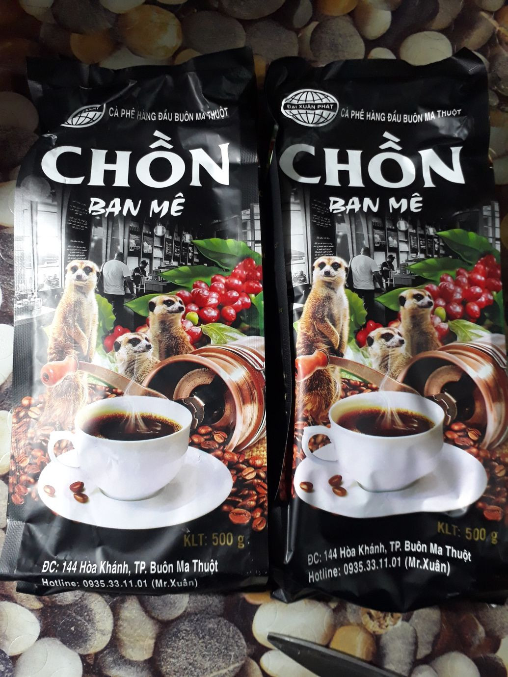 1KG CAFE CHỒN BAN MÊ, UỐNG LÀ MÊ ( Chồn Đen )