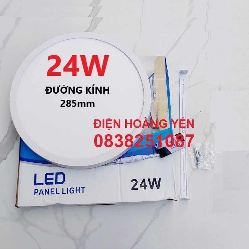 Đèn led ốp trần 24W 18W 12W LED gắn nổi dễ lắp đặt