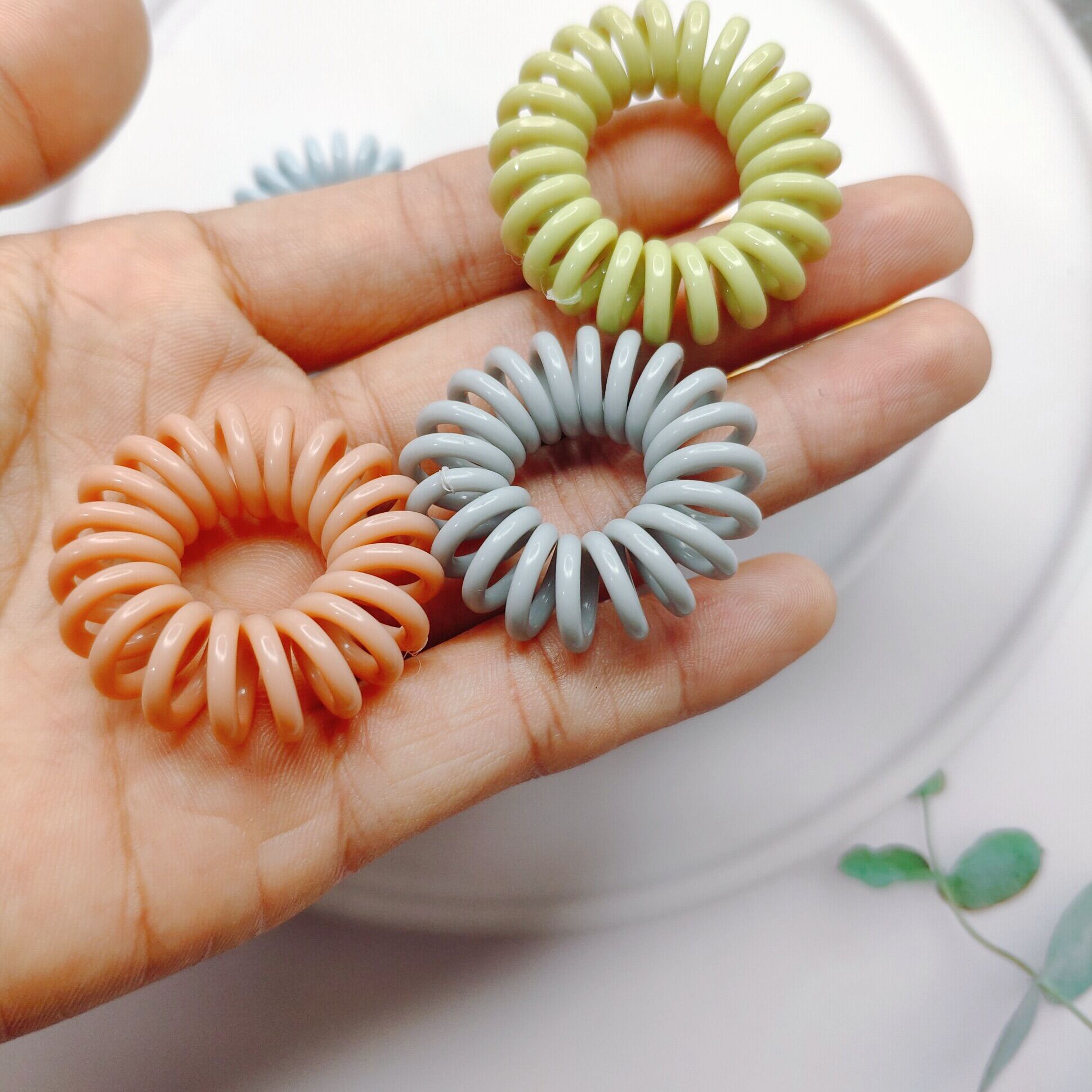 Dây cột tóc lò xo cột tóc mini lò xo nhiều màu - Trâm Bella