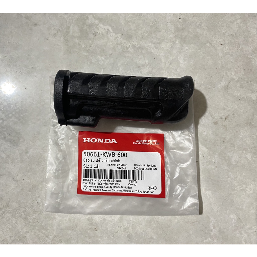 Cao su để chân giữa honda wave rsx110, s110, rs110.