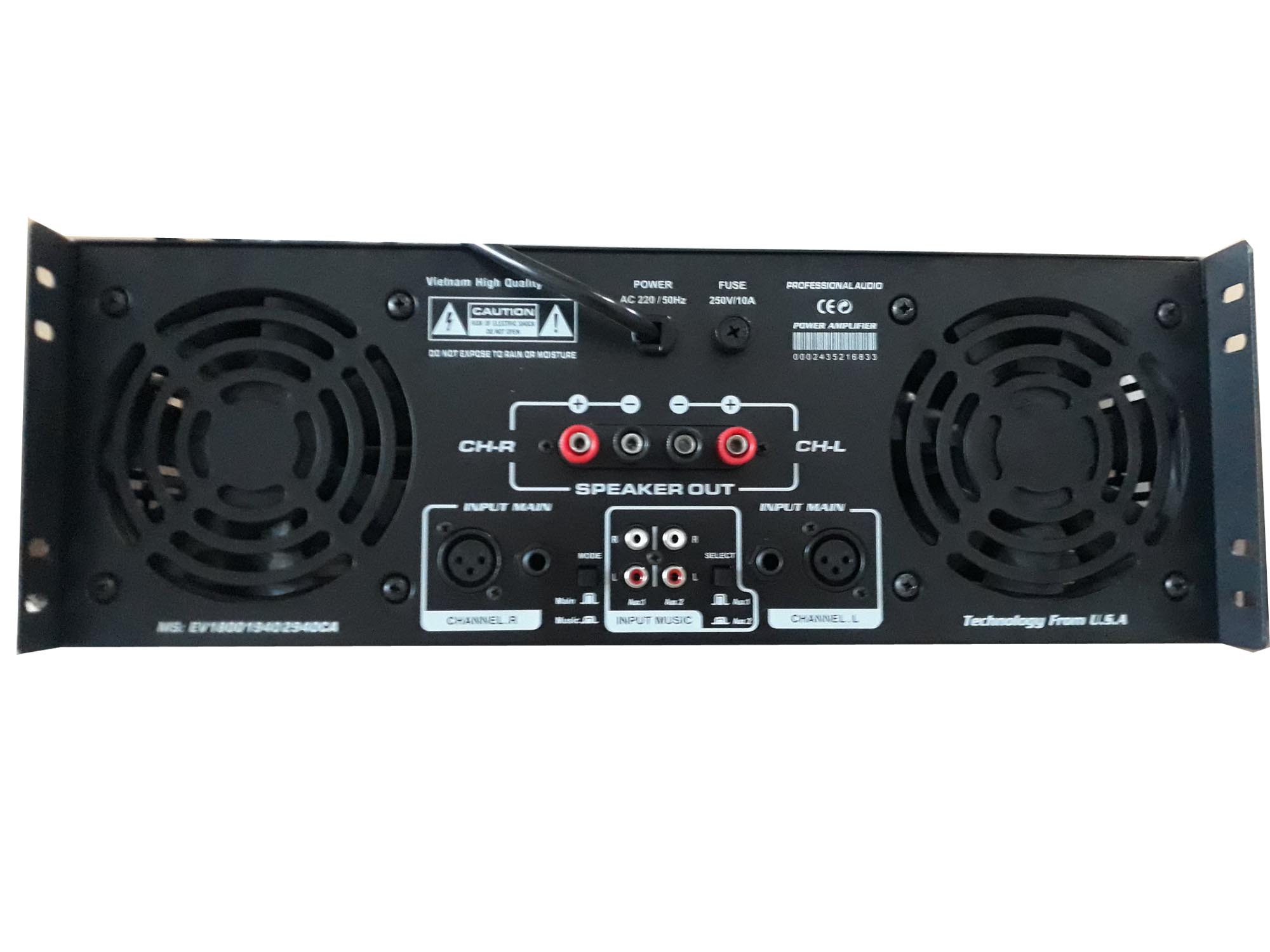 [HCM][Trả góp 0%]Amply liền Mixer Nanomax EV-1940