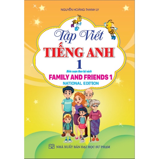 Sách - Tập viết Tiếng Anh 1 national edition Được Biên Soạn Theo Bộ Sách family and friends 1