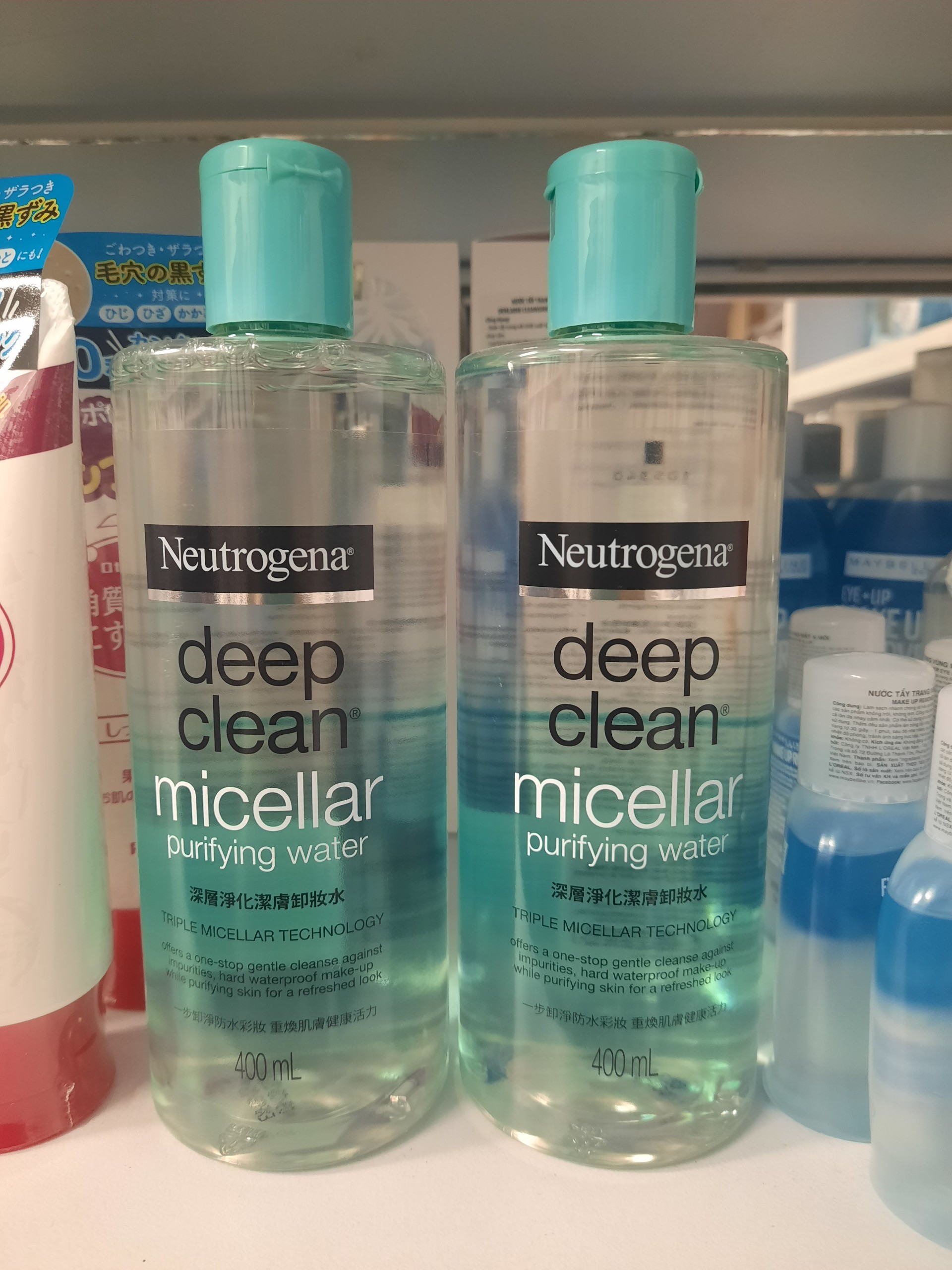 Nước Tẩy Trang Neutrogena Deep Clean Micellar Purifying Water 400ml
