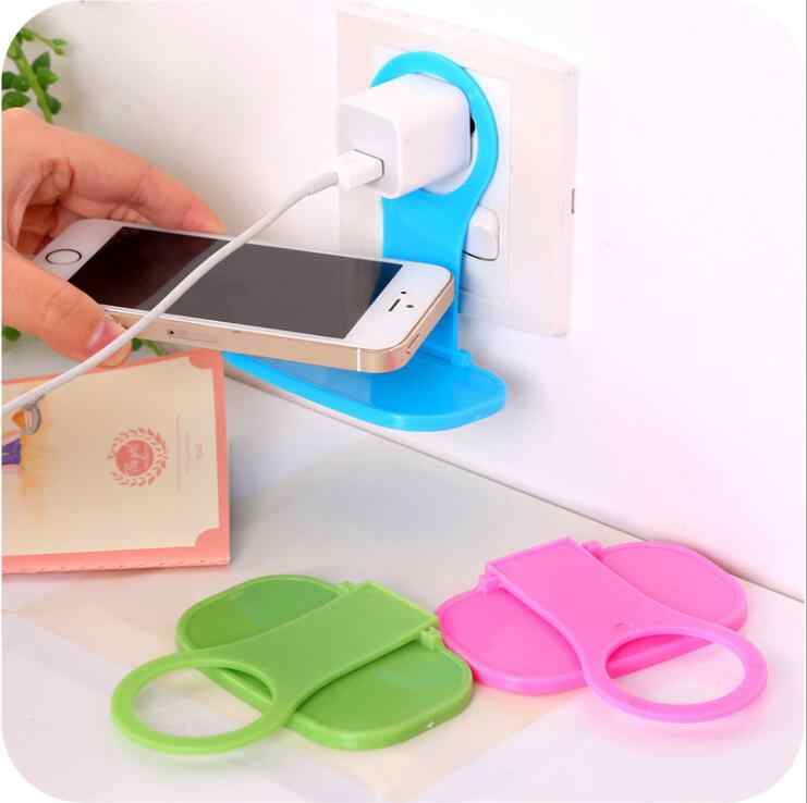 [HCM]Giá Đỡ Treo Điện Thoai Khi Sạc Tiện Lợi - Móc Treo Điện Thoại Treo Tường Khi Sạc Có Thể Gập Lại
