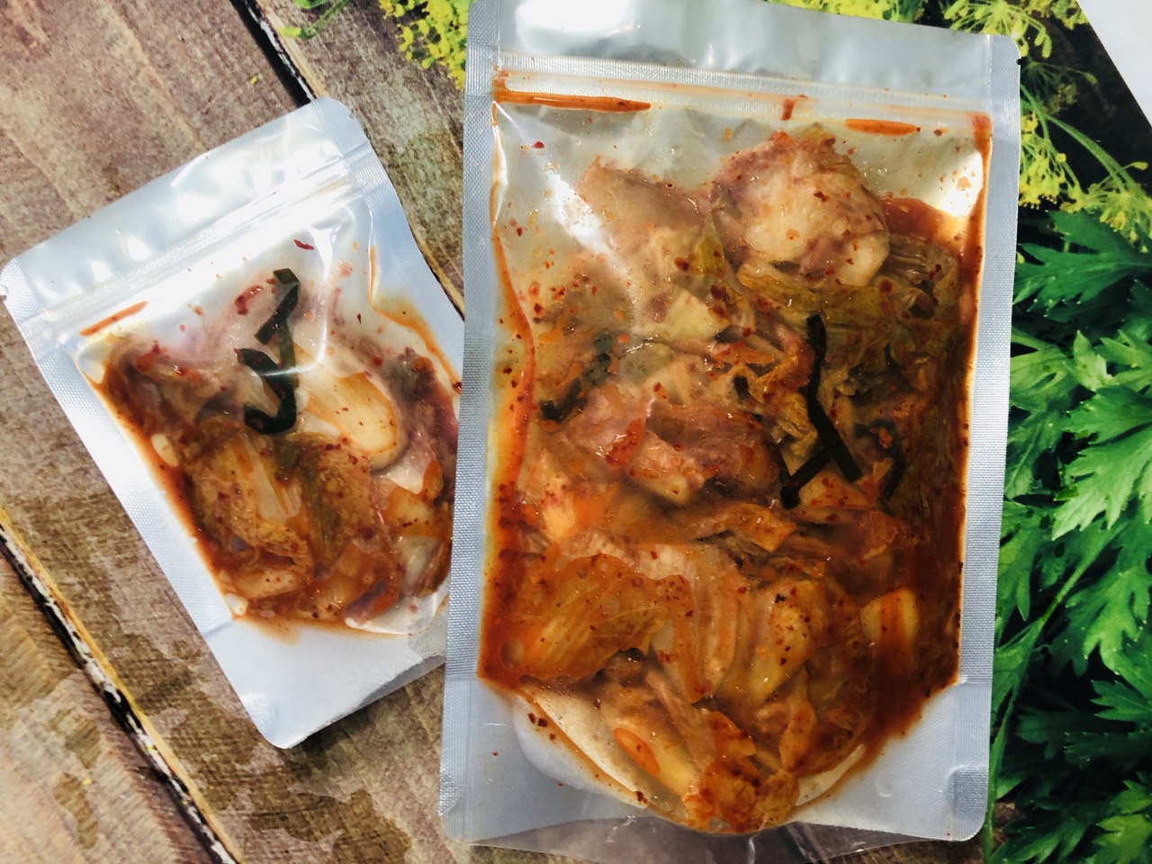sỉ túi 3kg kim chi Hàn Quốc