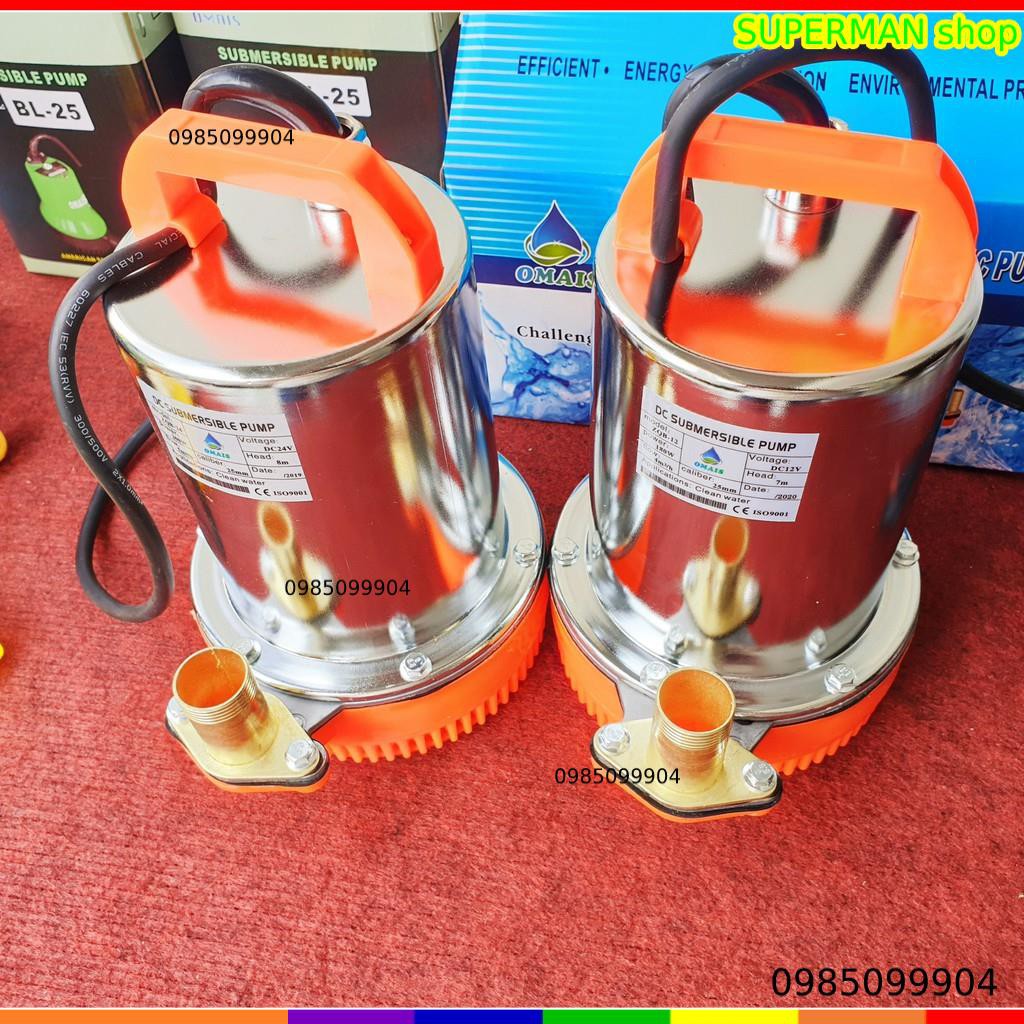 [HCM]Bơm hút đáy an toàn bơm chìm inox ZQB bể cá inox dùng điện DC 12V 24V công suất 180W - Máy bơm nước vỏ INOX