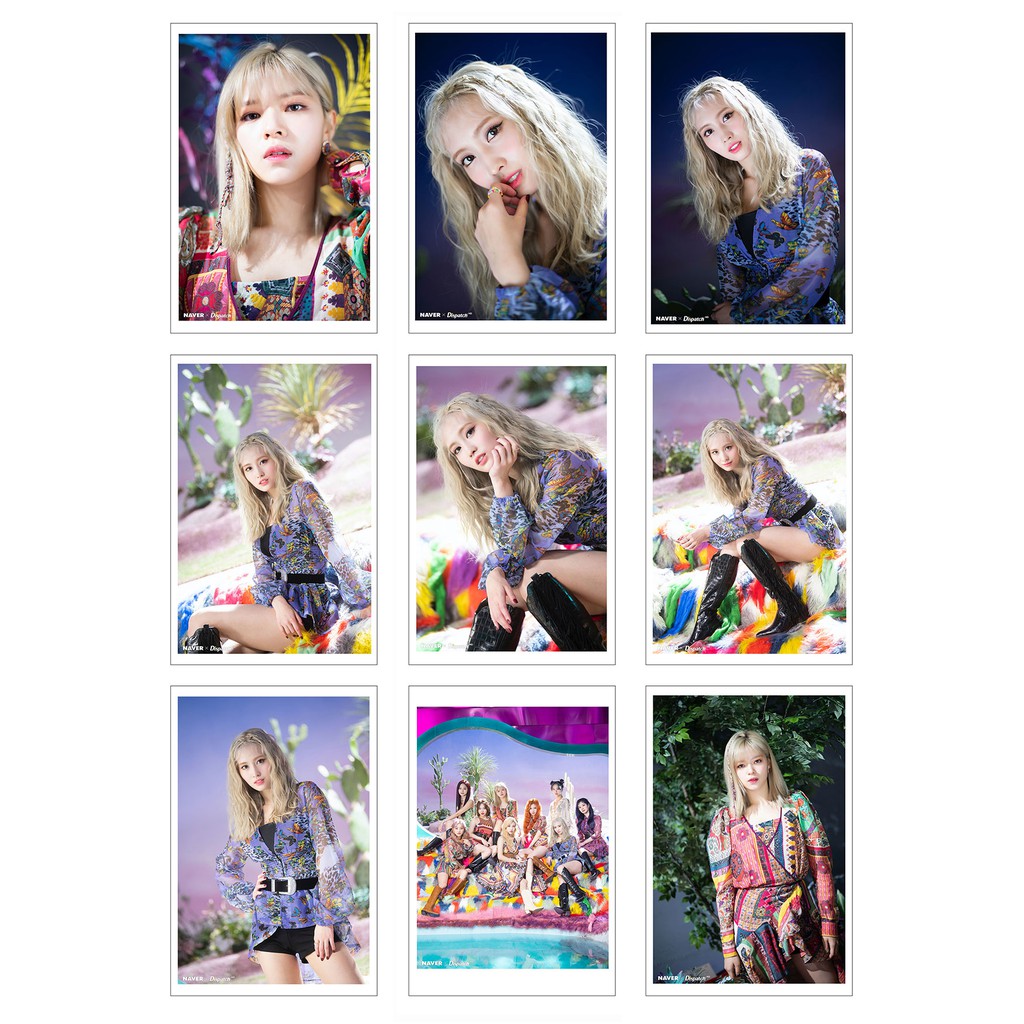 Lomo Card 72 Ảnh TWICE - More and More by naver dispatch