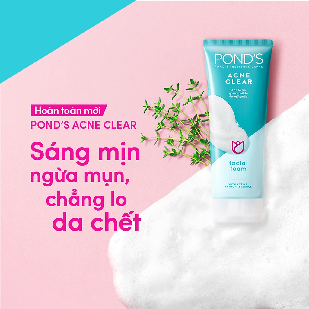 [HCM]Sữa rửa mặt Pond’s Acne Clear - 100g