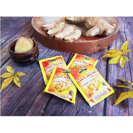 Trà Gừng Hòa Tan hộp 10 gói x 5gr