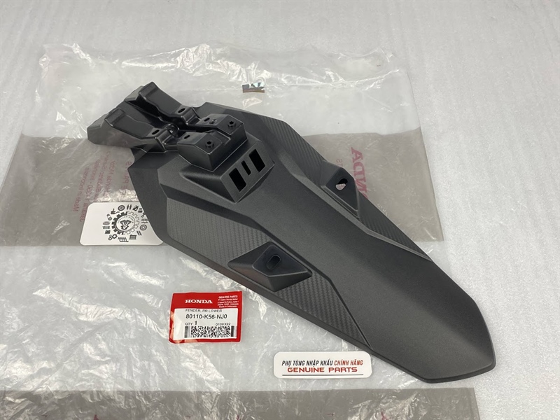 Dè sau biển số gtr 150 v2 chính hãng honda indo, đuôi dè chắn bùn 80110k56nj0